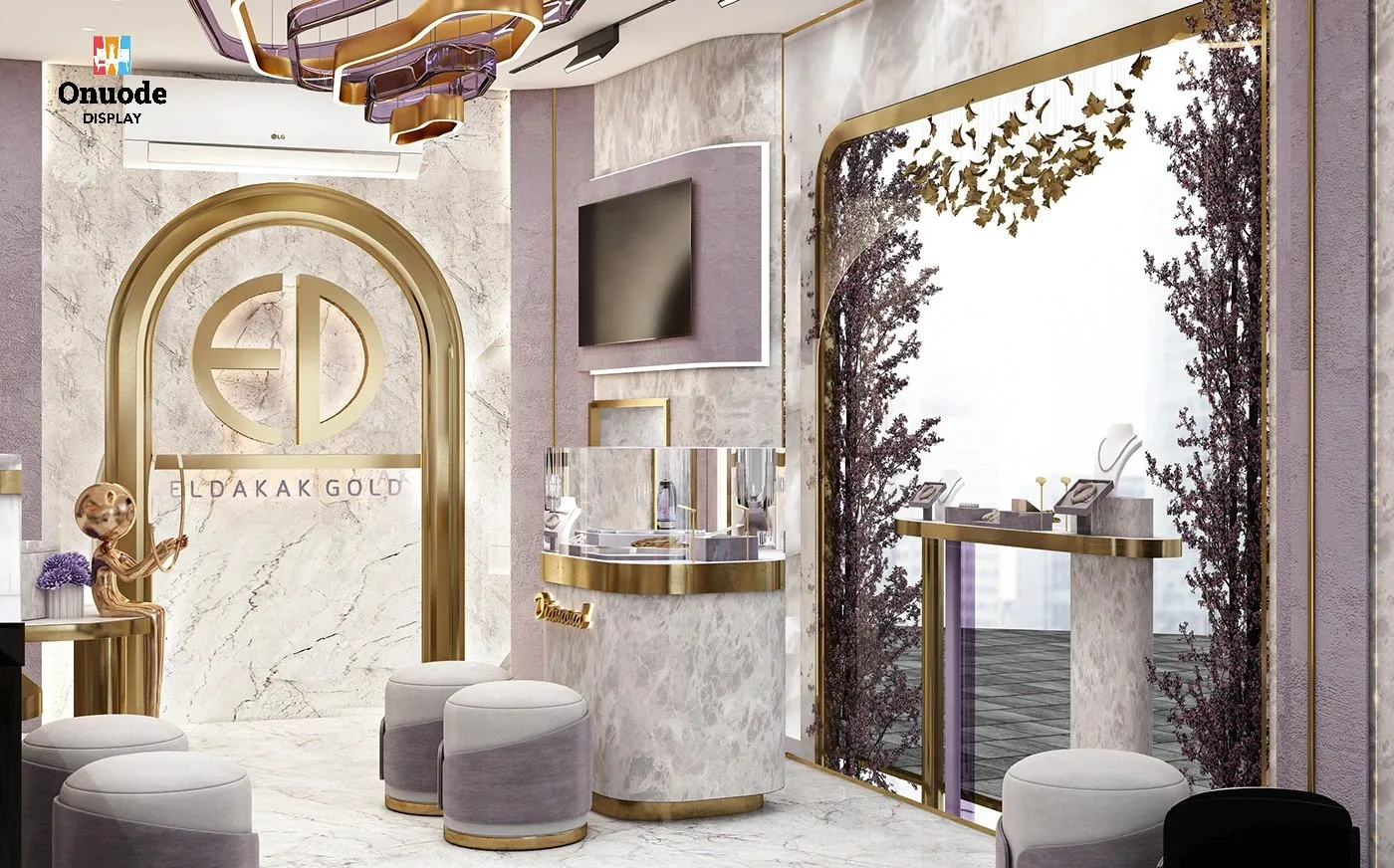 Custom.High-End Luxury Jewelry Store Design | Custom Turnkey Solutions From Concept to Build | Modern Boutique Display Fixtures