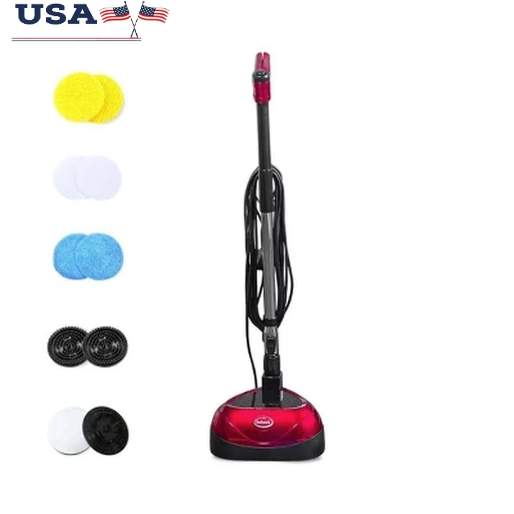 Multi-purpose Electric Floor Cleaner Scrubber Polisher Lightweight 3-in-1 Hard Floor Buffer High Power 2200 RPM Durable