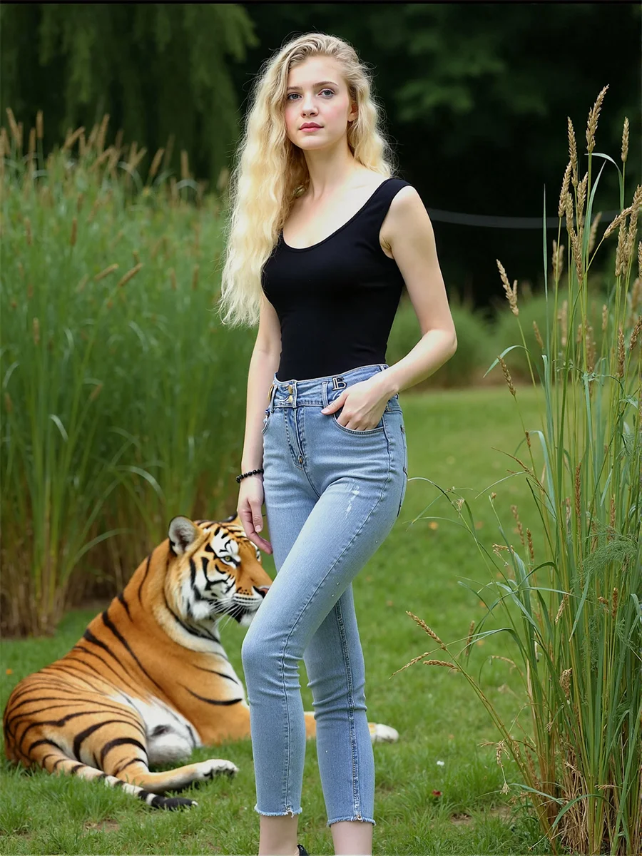 Skinny Slim Blue Jeans Damen Minimalistisches Design Lässige Mode Denim Damenhose Gerades Bein Dame Vintage Stil Bequem