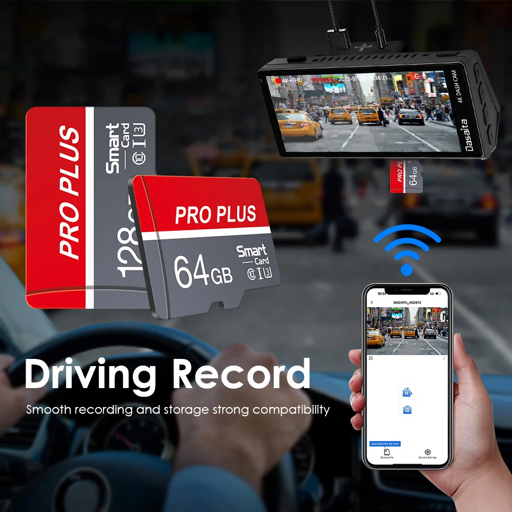 Class 10 U3 Micro TF SD Card 128GB 64GB 32GB 16GB 8G 4GB Memory Card Flash Support Mobile Phones UAV Etc Card Reader