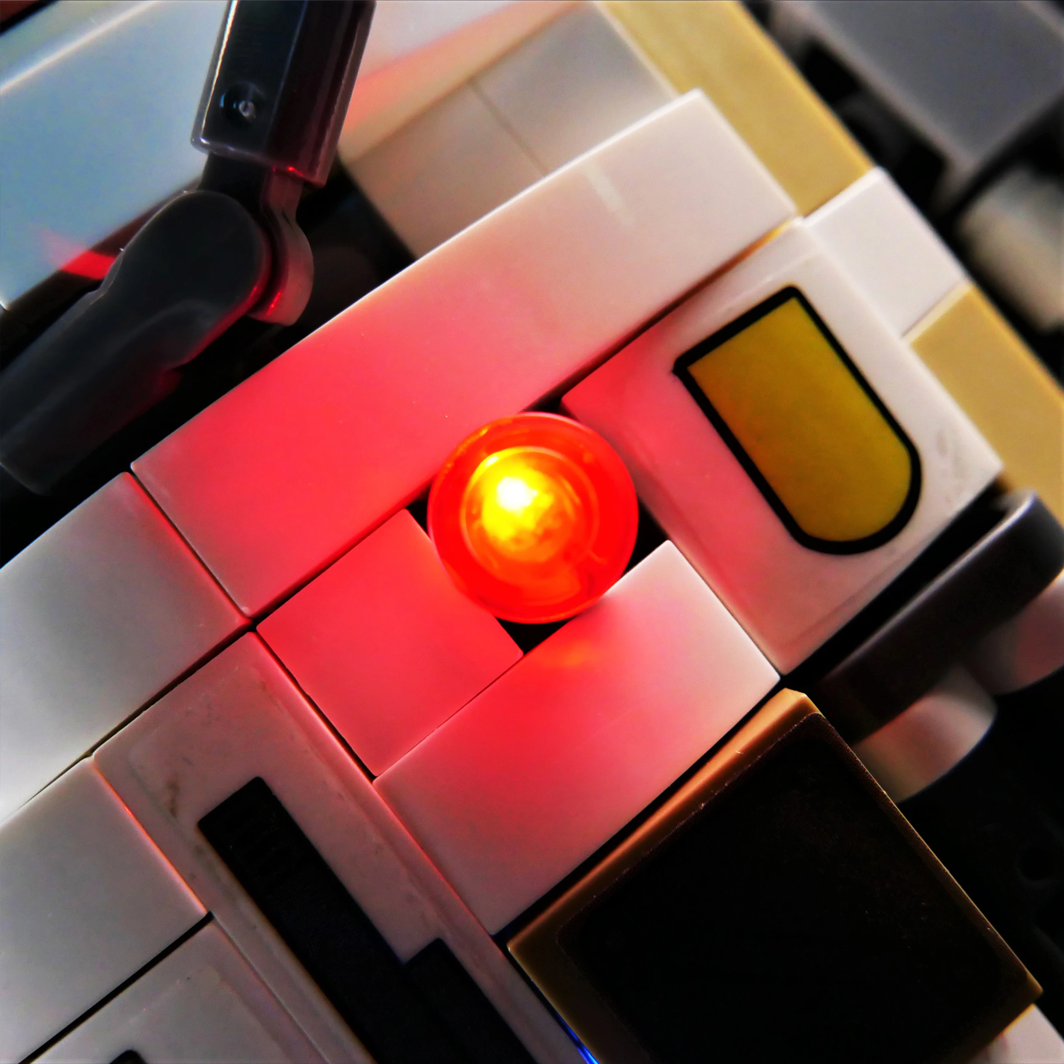 DIY 빌딩 블록 LED 라이트 키트는 75416 소형 철제 우주 로봇 모델, 원격 제어 조명 액세서리와 호환됩니다.