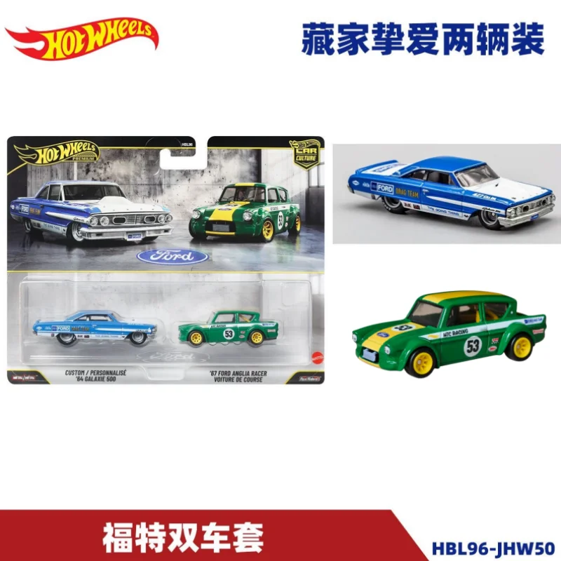 Hot Wheels Premium Car Culture Back To The Future Volkswagen Golf Ford Anglia Exclusive 2-Pack Hbl96 Toy Gift Model Car view 4
