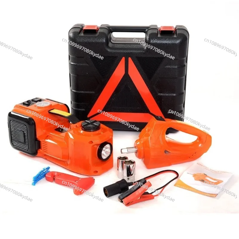 Multifunctional Portable Electric Power Wrench Car Vehicle Kit Tyre Inflator Tire Pump Hydraulic Floor Car Jack