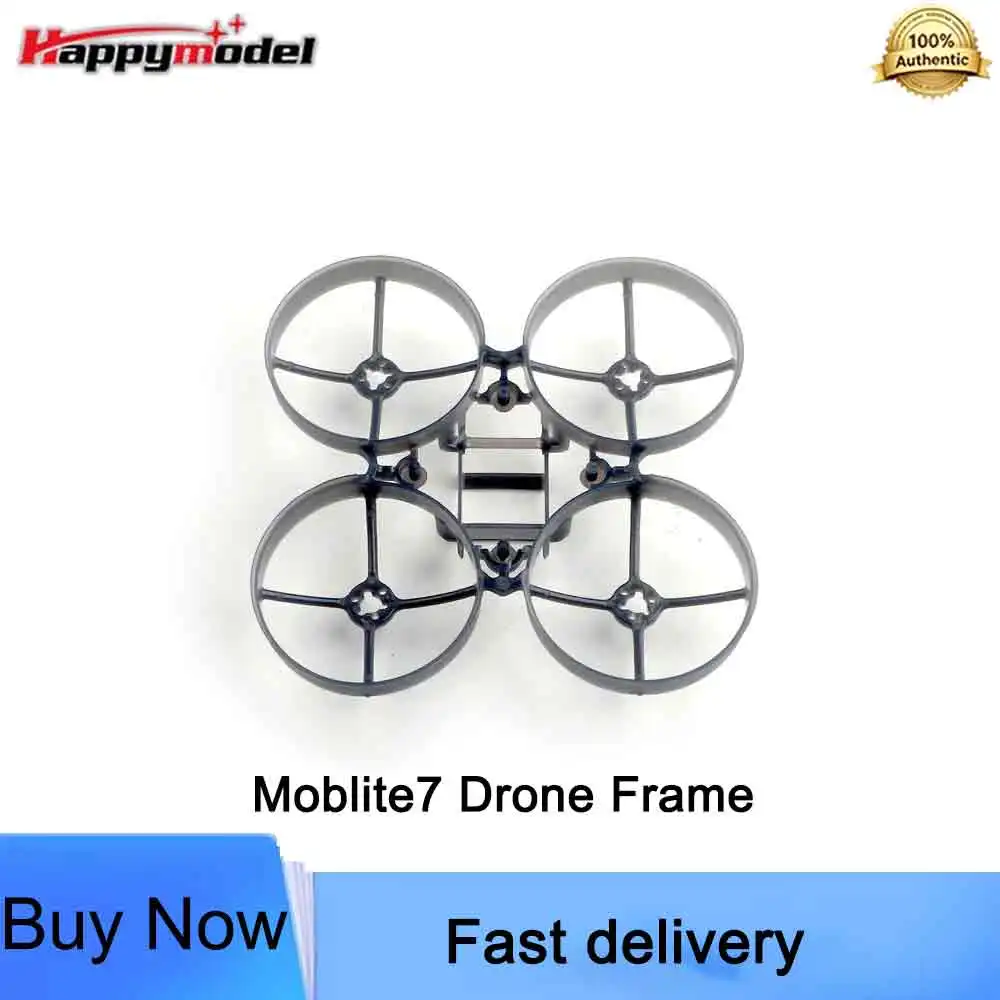 HappyModel Mobula7 V4/Moblite7 Drone Frame Kit - Upgraded 75mm Brushless Tinywhoop for FPV Freestyle & 75mm Racing Drone
