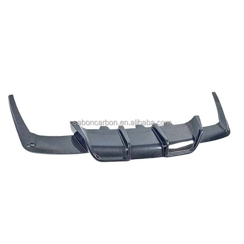 M6 Rear Diffuser Vor style Carbon Fiber Rear Bumper Lip Diffuser Spoiler For BMW F06 F12 F13 M6