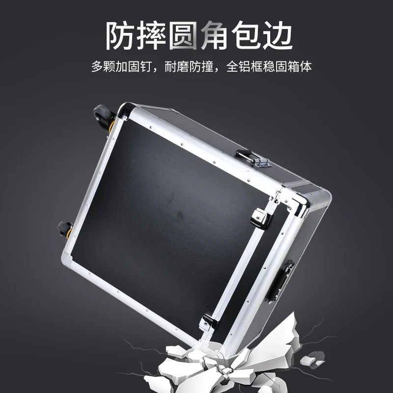 Air box aluminum box equipment and equipment tie rod turnover exhibition hand