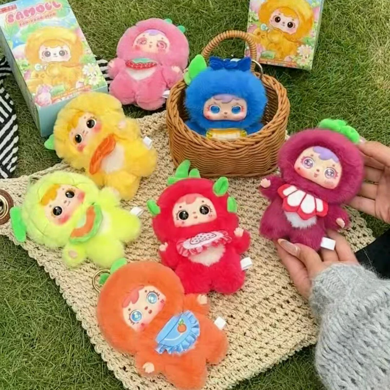 

Samuel Fragrant Fruit Paradise Series Blind Box Cute Cartoon Plush Pendant Mystery Box Kawaii Pet Doll Keychain Pendant Toy Gift