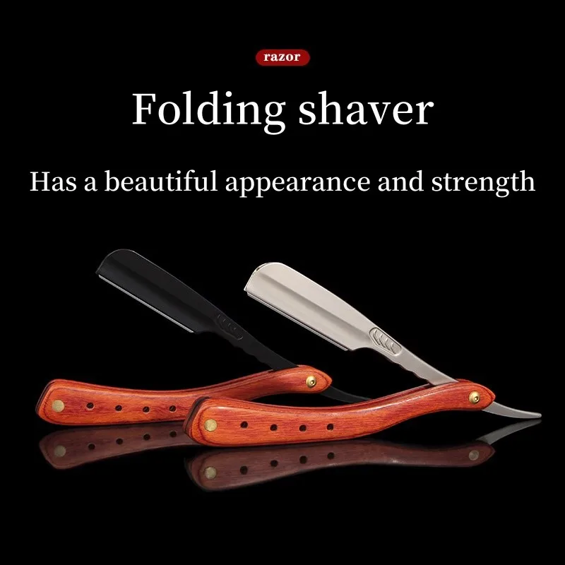 Men's Old-fashioned Manual Oil Head Shaver  Zinc Alloy Folding Shaver   Eyebrow Trimming Knife   Hairdressing And Styling Shaver