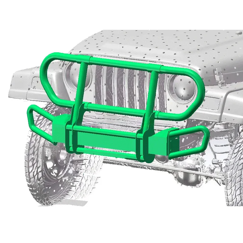 High Quality Custom Heavy Duty Animal Collision Avoidance Front And Rear Bumpers Steel Stainless Steel Truck Pickup SUV Exterior