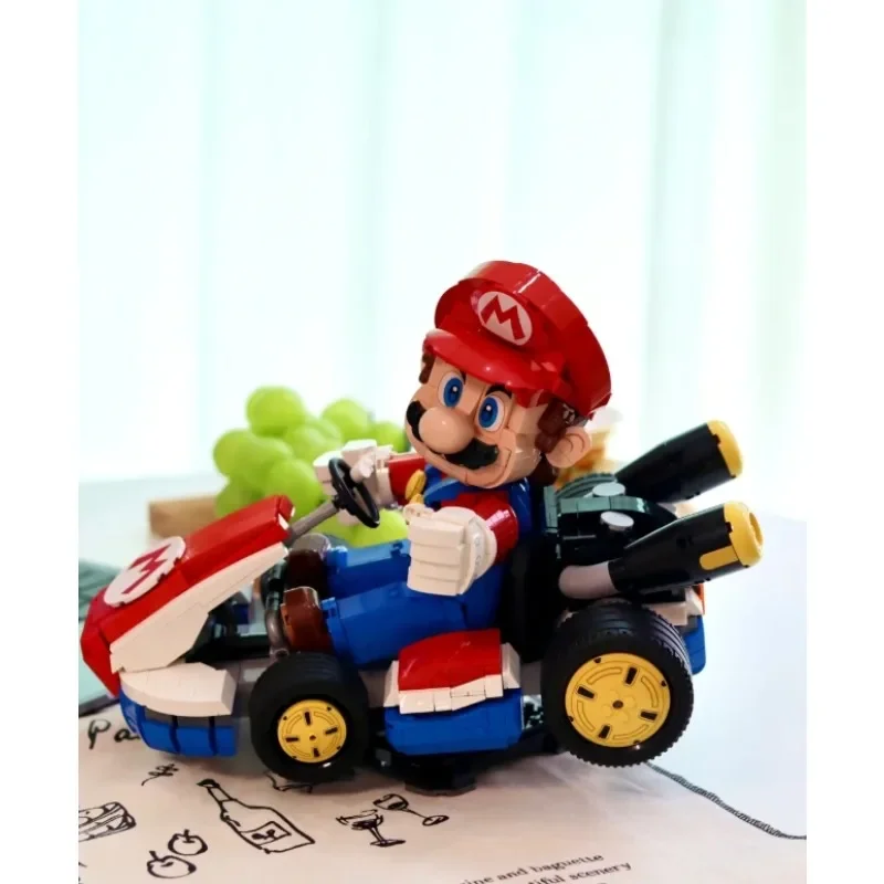 

2026 New 72037 Standard Kart Classic Game Racing Car Model Building Blocks City Car Assembly Bricks Toys for Kids Adult