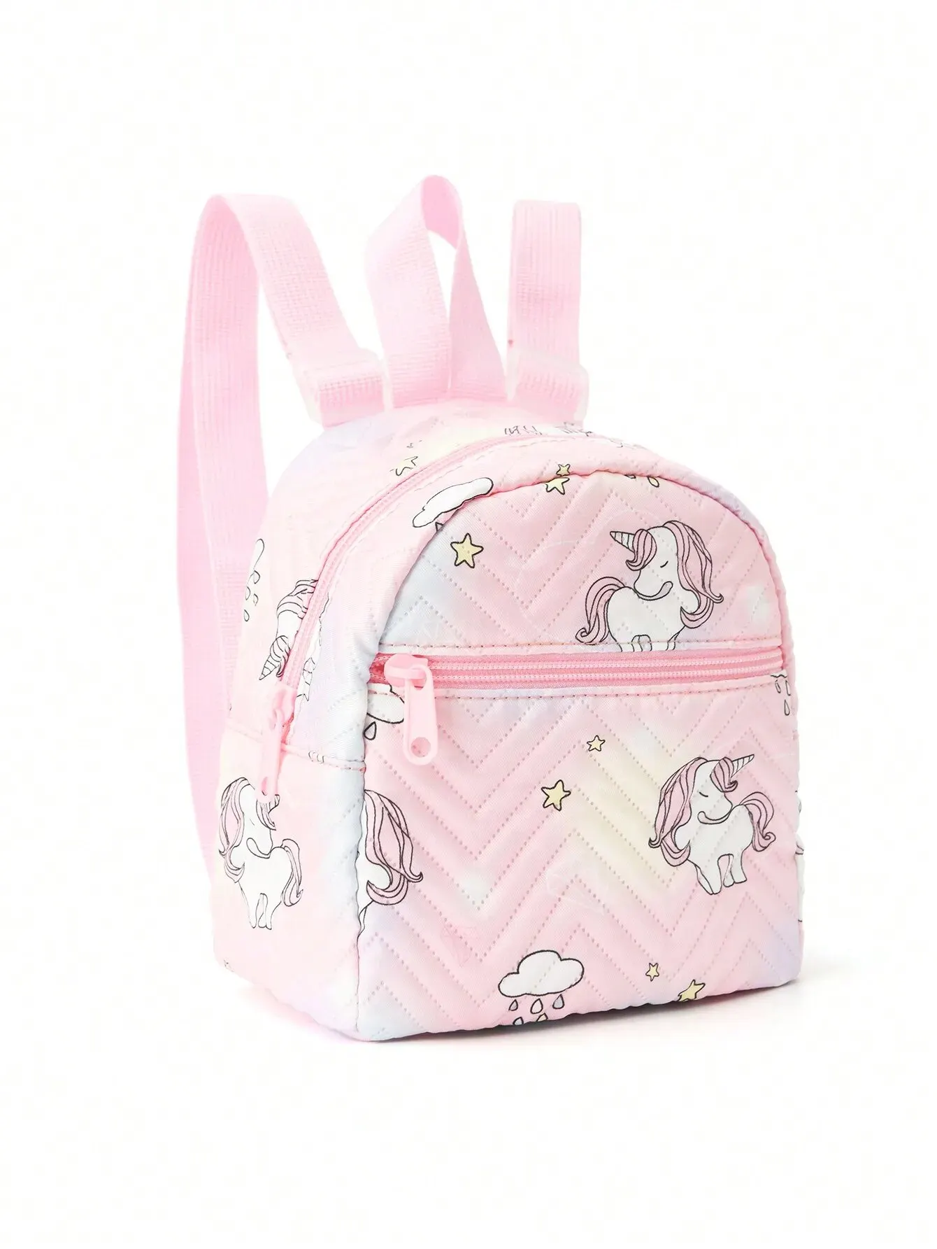 1Pc Cute Cartoon Unicorn Print Children\'S Backpack, Suitable For Girls, Kindergarten, School, Travel, Outdoor Gifts