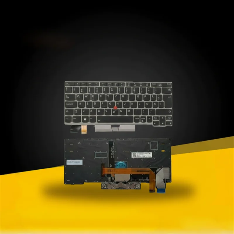 

Silver Backlit Keyboard For Lenovo Thinkpad X13 Gen 1 L13 Yoga Gen 2 5N20V43486 5N20V43474 5N20V43489 5N20V43490