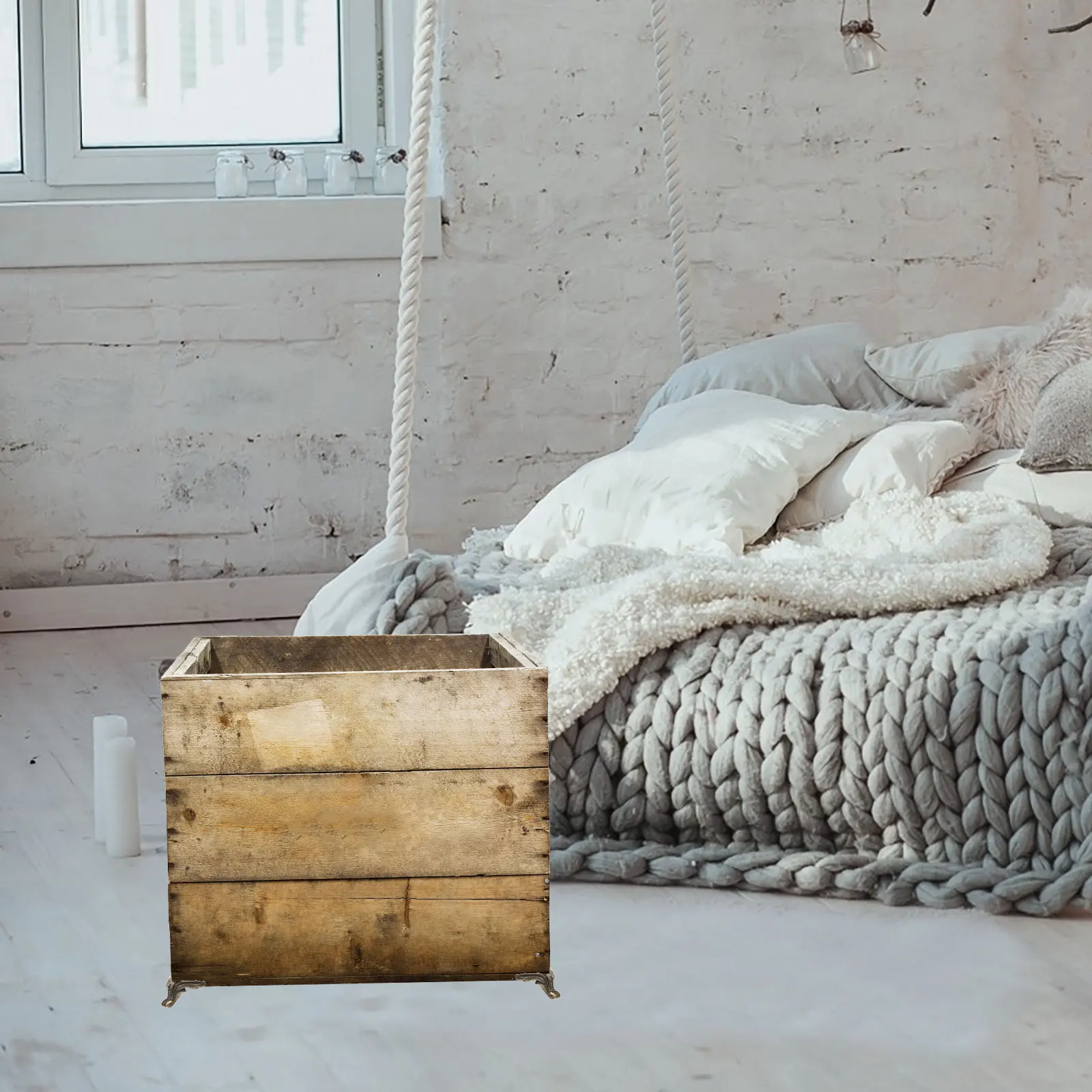 

6Pcs Furniture Wood Box Legs Zinc Alloy Shape 30x42mm Sofa Support Legs Replacement Furniture Accessories Dark Green