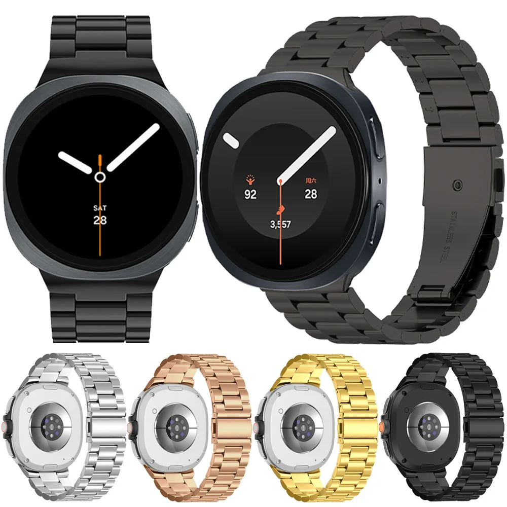 Original Metal Strap for Samsung Galaxy Watch 9/8 44mm 40mm High-end Wristband for Galaxy Watch Ultra 2/1 47mm/8classic Bracelet