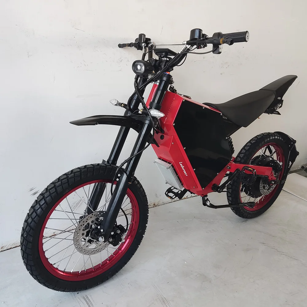 Factory Price 21\'\' Fat Tire Mountain Electric Bike 8000w 15000w 20000w Stealth Bomber Enduro Bike 72V Electric Bicycle