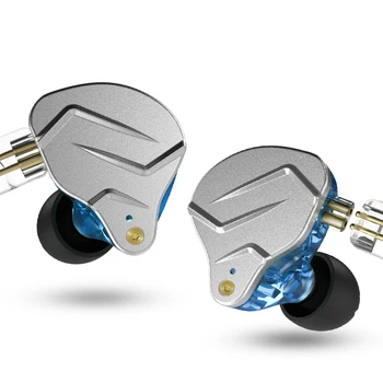 KZ ZSN Pro Kulak İçi Kulaklık 1BA + 1DD Hibrit Sürücü HIFI Metal Bas Kulaklık Spor Müzik Oyunu Kulaklık 2 Pin Ayrılabilir Kablo ile