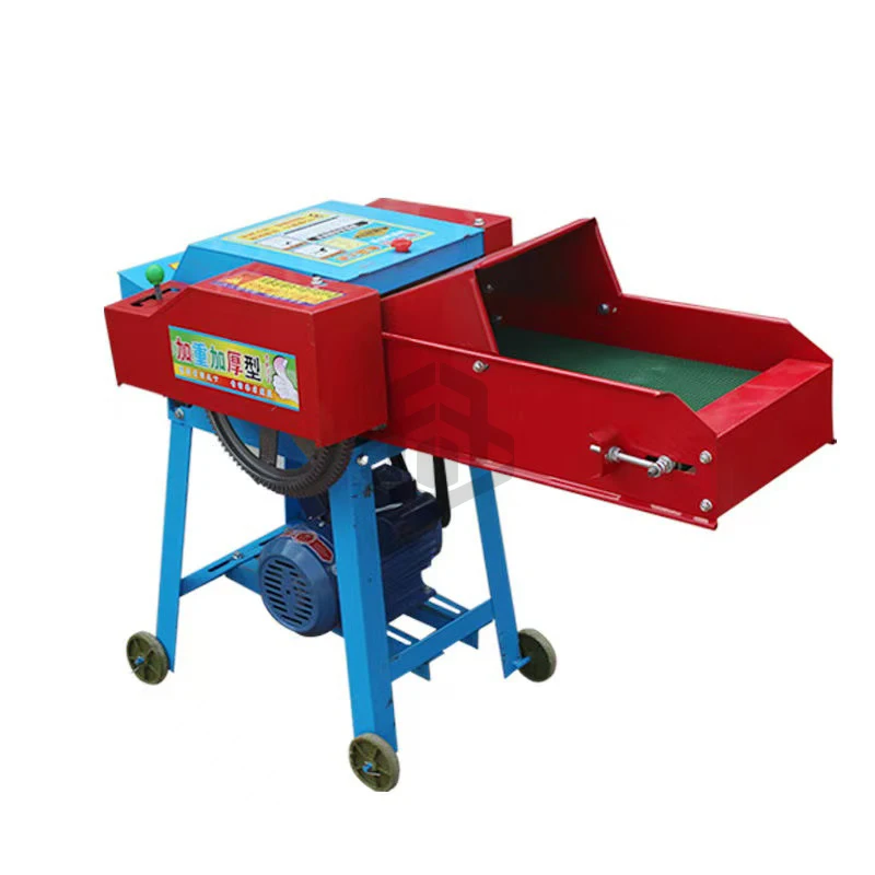 Multifunctional Grass Chopping and Shredding Machine 6 Blades High Efficiency Motor 2.2KW Animal Feed Processing