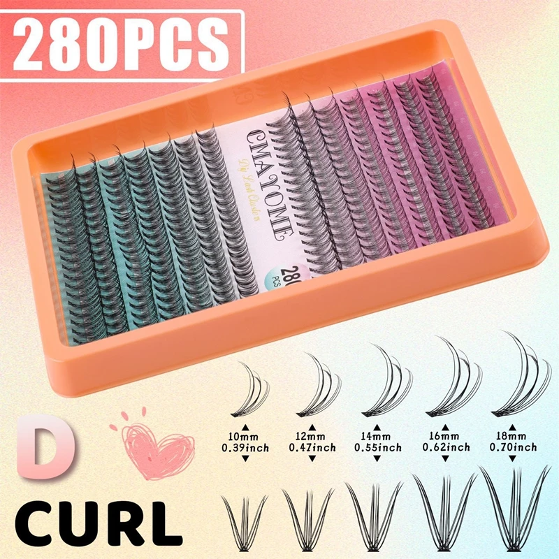 هزلية سباير رمش تمديد الطبيعية خفيفة الوزن مانغا الرموش الصناعية مسبقة الصنع المشجعين ريشة أنيمي جلدة لأدوات ماكياج