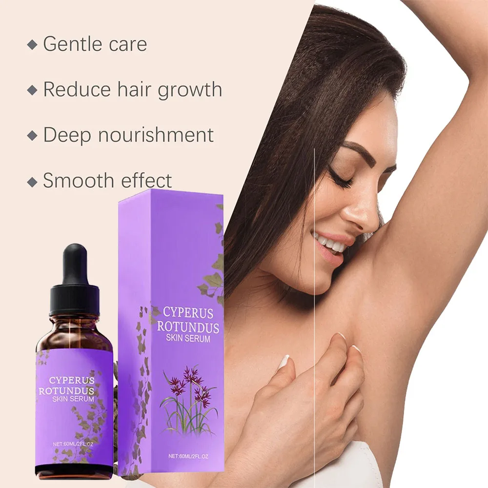 Fast Hair Removal Serum Removal Essence Reduce Armpit Arms Body Hair Inhibitor Shrink Pores Smooth Skin Care Serum Body Care