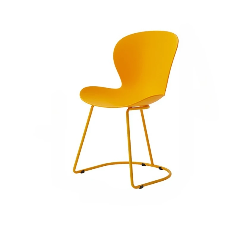 

Plastic chairs Home dining table and Nordic casual senior back Internet celebrity ins designer