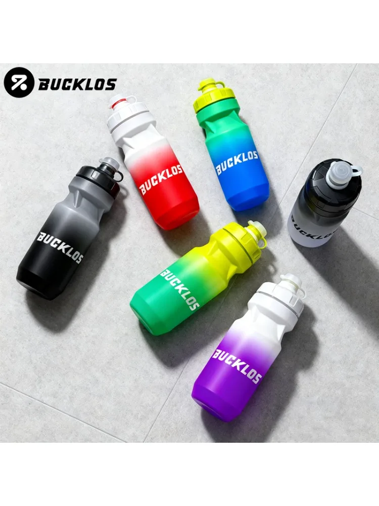 AliExpress BUCKLOS 610ml Bicycle Squeeze Water Bottle BPA Free Cycling Sports Water Bottles with Dust-Proof Cap Leakproof Road Bike Bottle