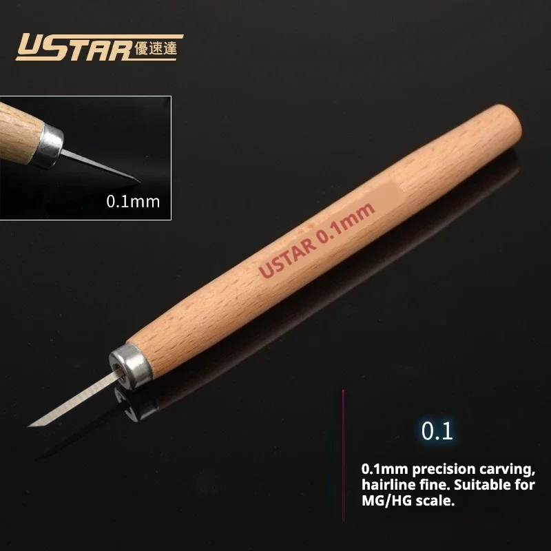 Ustar 90201-8 Stainless Steel Cemented Carbide Line Engraver For Scale Model Modeler Craft Tools Modeling Hobby Accessory