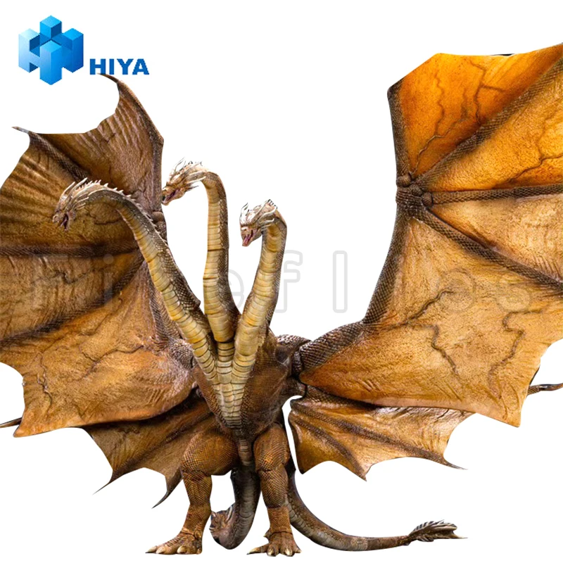 HIYA 35CM 액션 피규어 절묘한 기본 시리즈 고질라 괴수의 왕 킹 기도라 2.0 애니메이션 모델 컬렉션 장난감