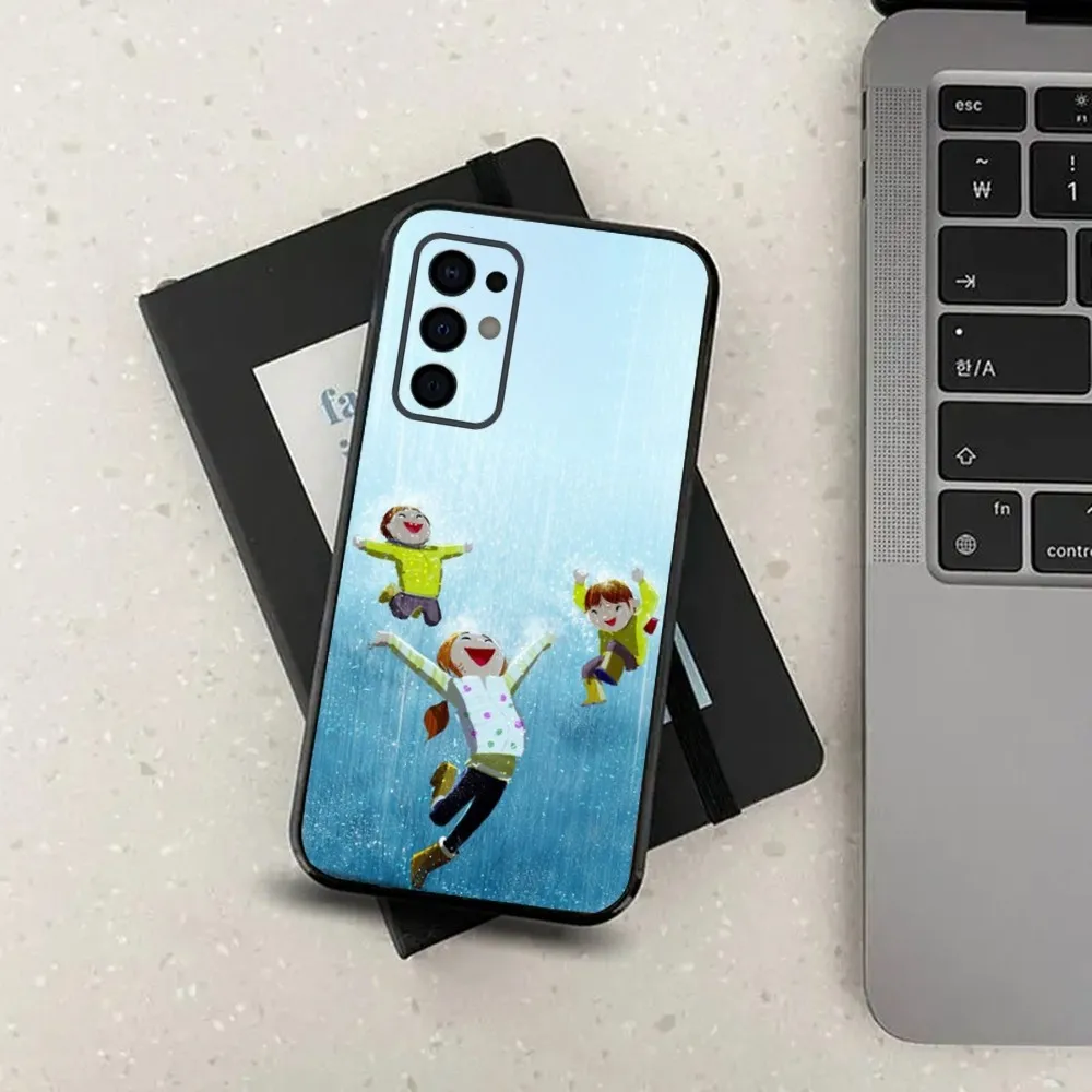 Красивый чехол для телефона «Мать-дочка и сын» для Samsung S24, S21, S22, S23, S30, Ultra, S20, Plus, Fe, Lite, Note, 10,9,5G, черный мягкий чехол