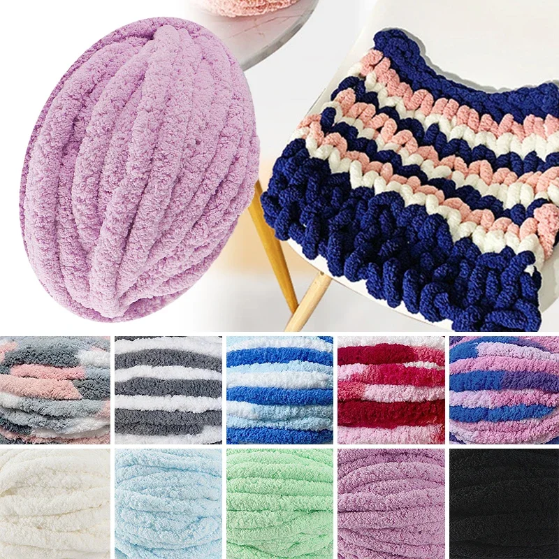 1/3 Pcs 250g Yarn Thick Chunky Crochet Chenille Milk Soft Baby velvet Knitting Wool For Hat Dolls Glove Blanket At Low Price