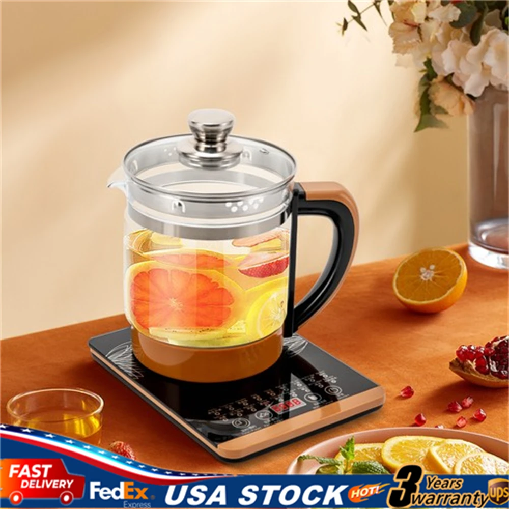 

Оборудование для приготовления чая объемом 1,8 л, электрический стеклянный чайник мощностью 800 Вт, 110 В для кипячения воды, 18 интеллектуальных меню и защиты от кипячения