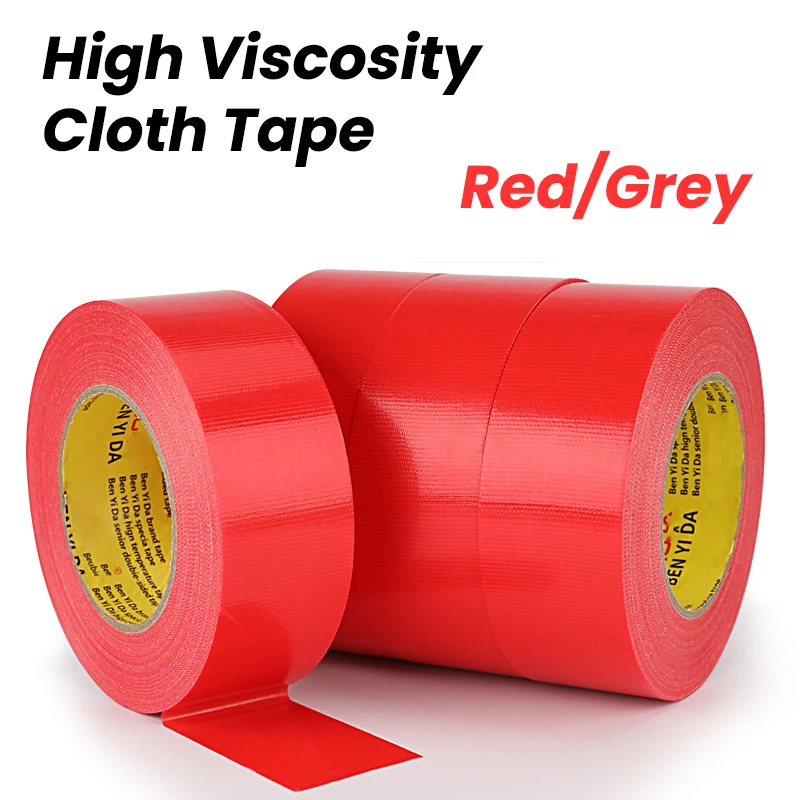 Duct Tape Super Sticky Waterproof Painting Decoration Floor Mat Fixing Office No ReSidue Easy to Tear Cloth-based Adhesive Tape