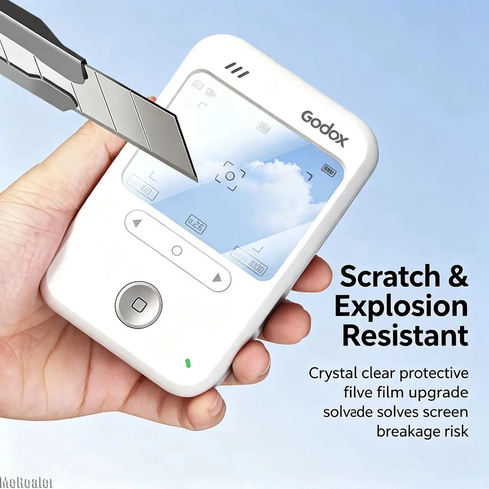 2.5D 9H Tempered Glass Screen Protector HD Anti‑Scratch for Godox C100 C100 Mini Pocket Camera Viewfinder