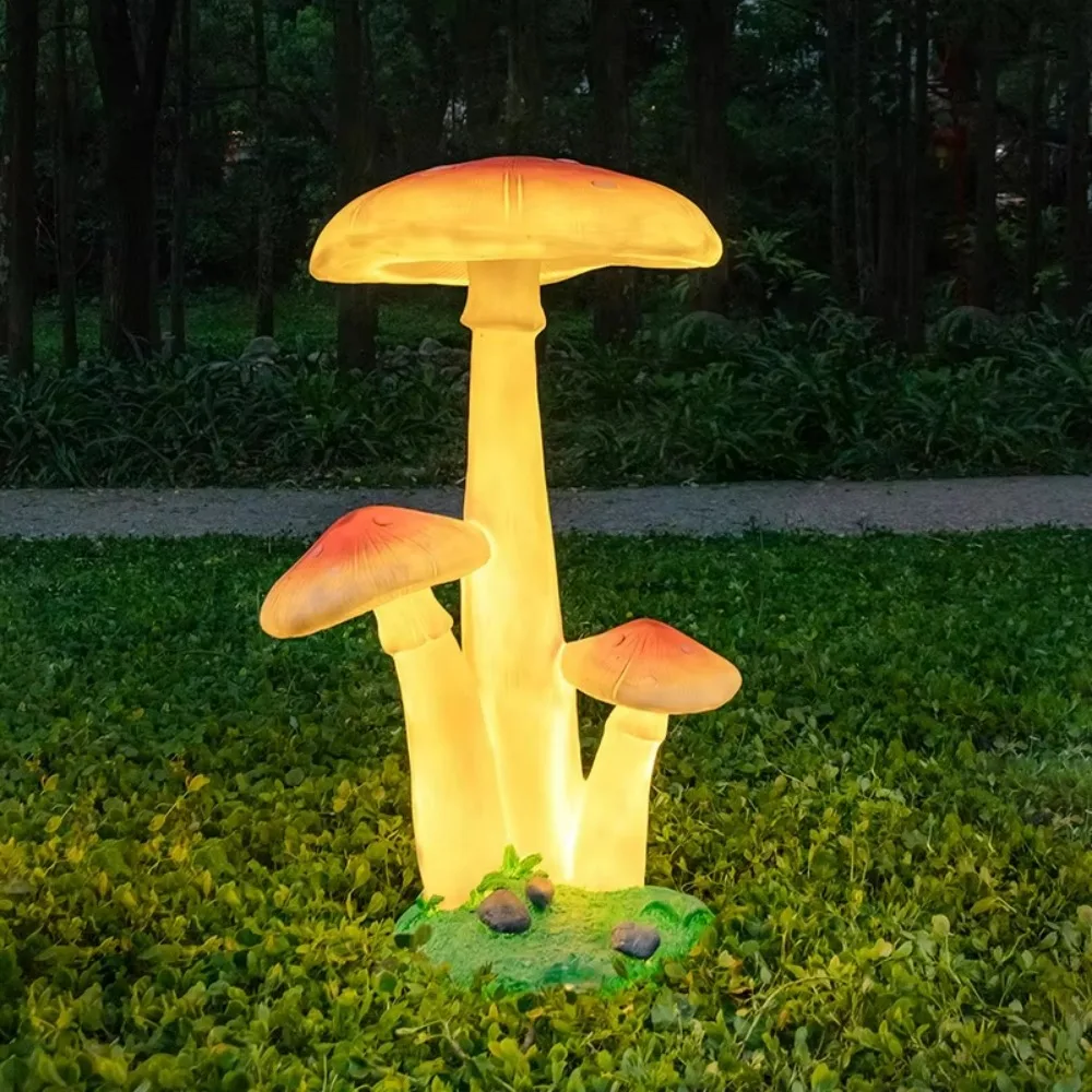 

LED Mushroom Lamp Outdoor Waterproof Solar Powered Garden Lawn Pathway Lighting for Yard Patio Christmas Halloween Decoration