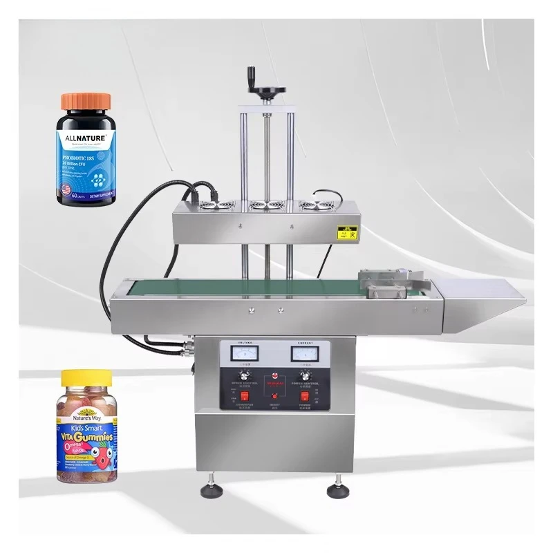 

1800 Automatic Electromagnetic Induction Sealing Machine Plastic Juice Bottle Aluminum Foil Sealing Machine Bottle Can Sealer