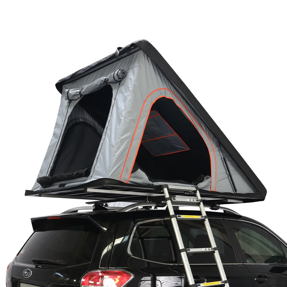 1-3 Person Light Shell Camping Outdoor Car Rooftop Tent Triangle Type of Car Roof Top Tent,Customization