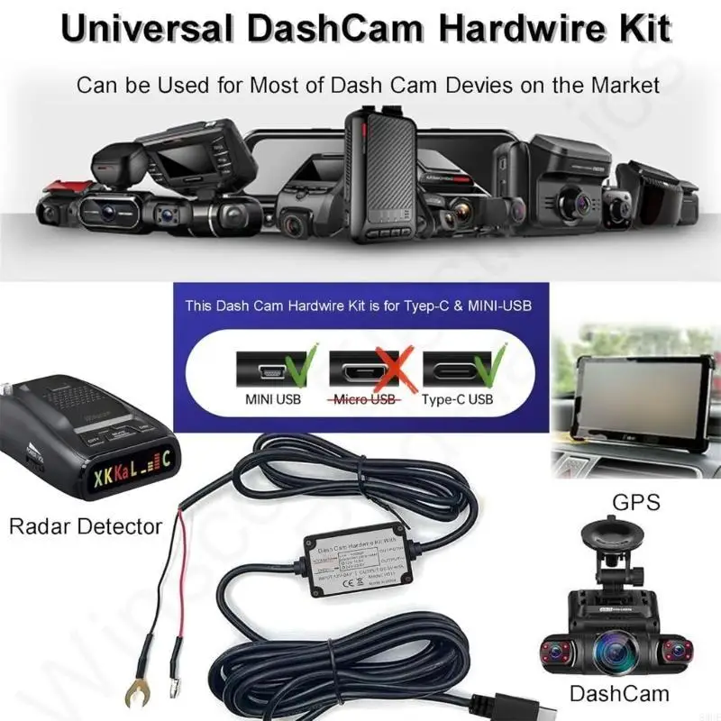 Expert Hurry Camera Hardwire Installation Set Highlighting Low Potential Cutoff 83CE