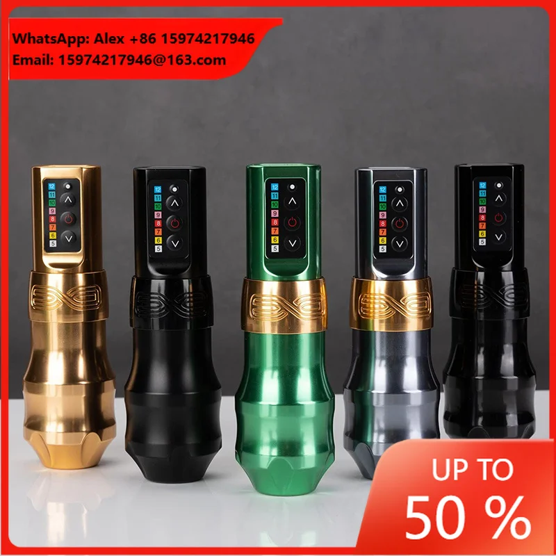 Wireless Tattoo Machine Tattoo Battery Pen Double All-in-One Tattoo Guns Kit With Extra Battery