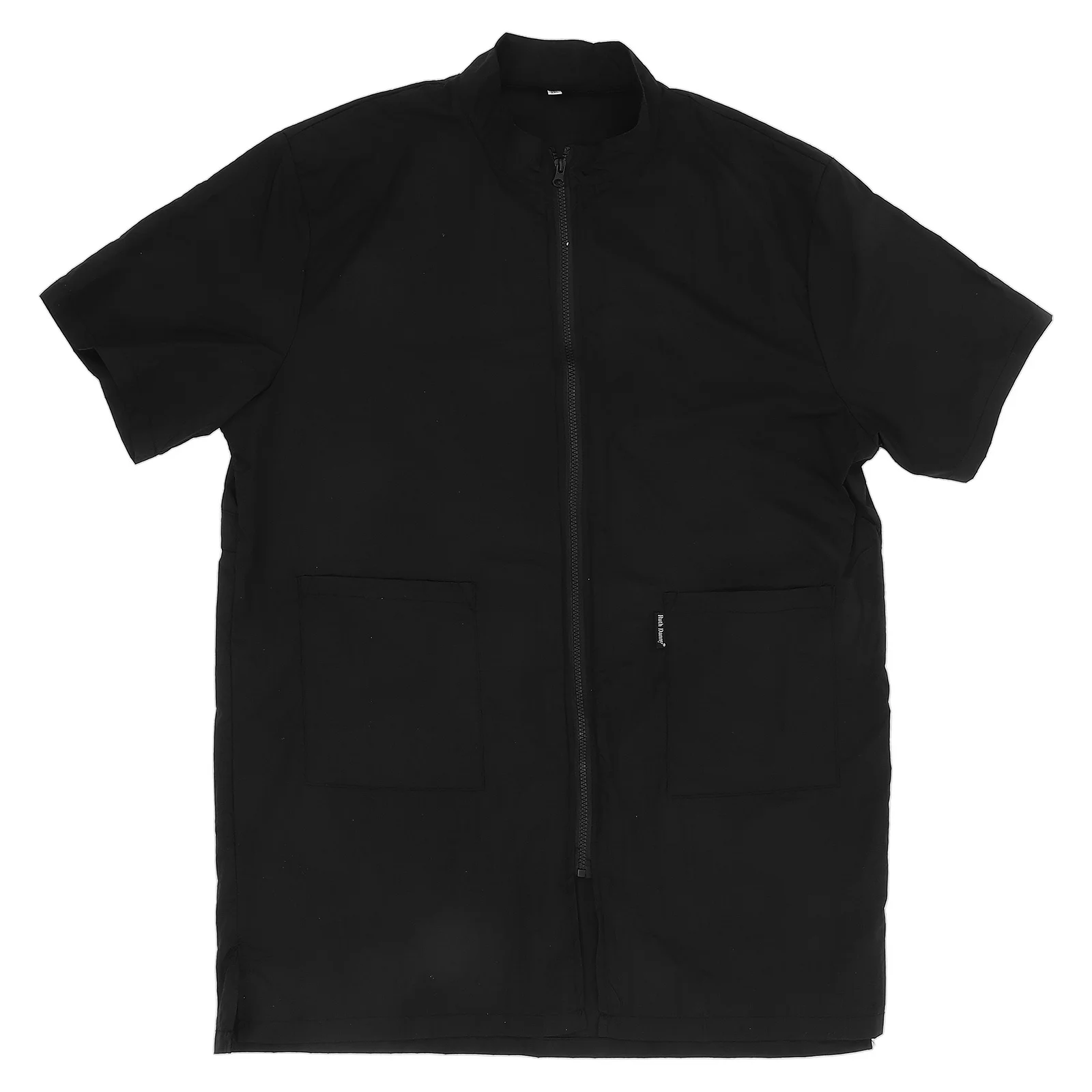 

Waterproof Black Nylon Pet Cosmetologist Clothes Xxl Grooming Smock Pet Salon Uniform Bath Jacket Black Robe Xxl Smock