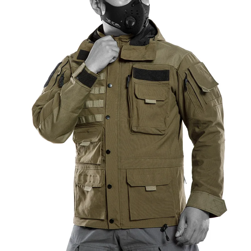 Ninja Mark 5 Tactical Jacket Thick Workwear Blazer Windbreaker Men's Motorcycle Suit Outdoor Trekking Hiking Combat Hunting Coat