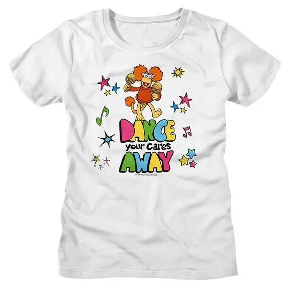 Fraggle Rock Shake your Maracas Women's T Shirt Color Dance Cares Away Jim