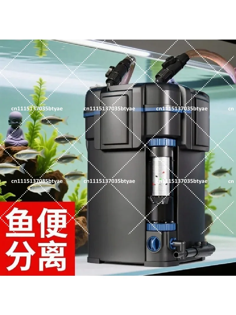 Aquarium External Canister Filter with Silent Pump, Bio Filtration for Freshwater & Saltwater Fish Tank