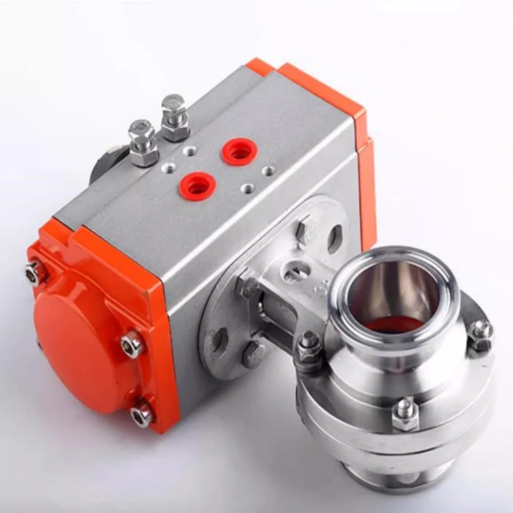 

Clamp Φ45Φ51mm OD64mm Sanitary Horizontal Clamp Chuck Butterfly Valve,SS304 Pneumatic Quick Release Butterfly Valve AT52