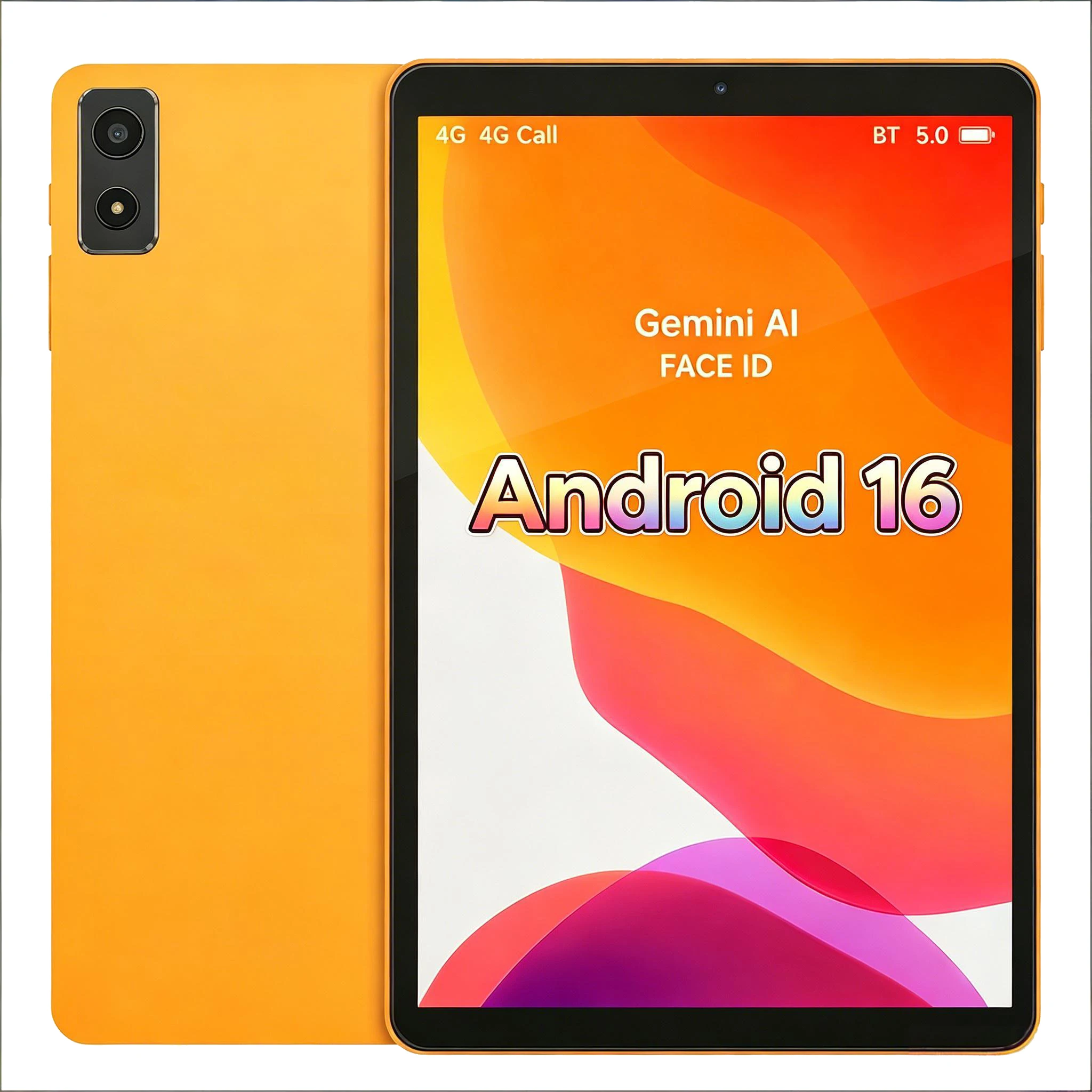 Paitanry 2026 New 4G LTE Tablet Android 16 8.68" 1340*800 Unisoc T616 Octa Core 8GB RAM 64GB ROM 5000mAh Wifi Global Tablet PC