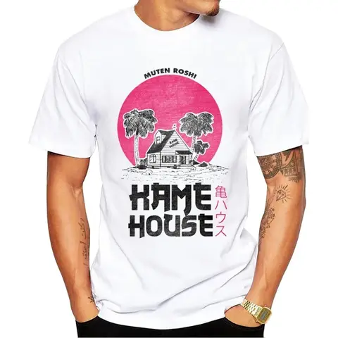 Kame House 프린트 티셔츠 패션 쿨 오 넥 Hattori Hanzo 남성 T 셔츠 반팔 캐주얼 남성 의류 streetwear 50925