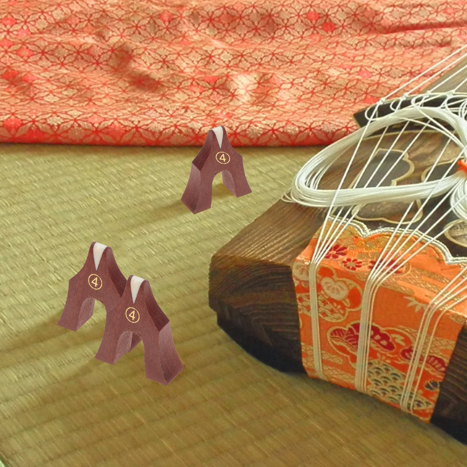 

21Pcs Durable Guzheng Bridges Professional Wooden Accessories Improve Timbre Long Lasting Musical Instrument Parts Brown