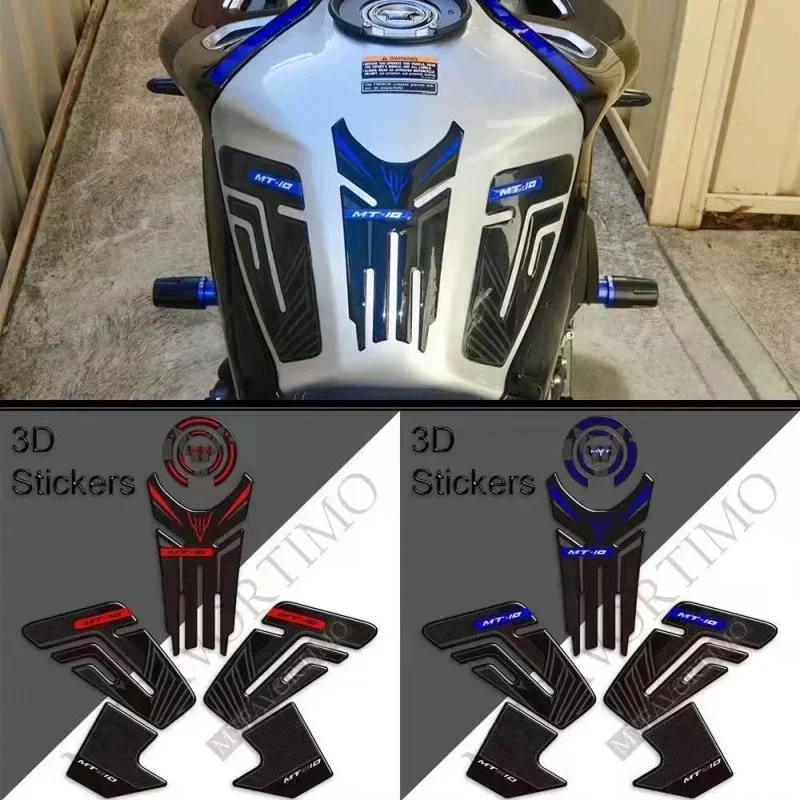 Suitable for Yamaha MT10 Fz10 FZ MT-10 MT-10 SP Series Fuel Tank Protection Sticker, Side Sticker
