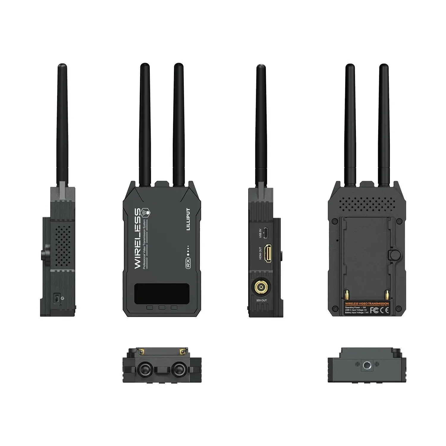 Wireless Video Transmission System Set HDMI SDI HD Image Wireless 500ft Transmitter Receiver for Live Streaming factory