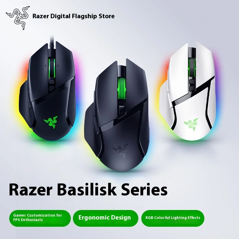 

Аутентичная проводная и беспроводная мышь серии Razer Baselis Snake для киберспорта
