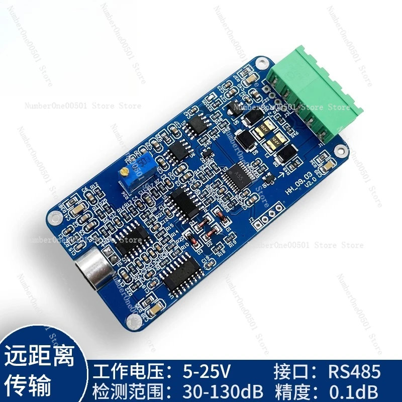 Noise Sensor Dust Monitoring Module Sound Pressure Detection with 485 Interface Modbus