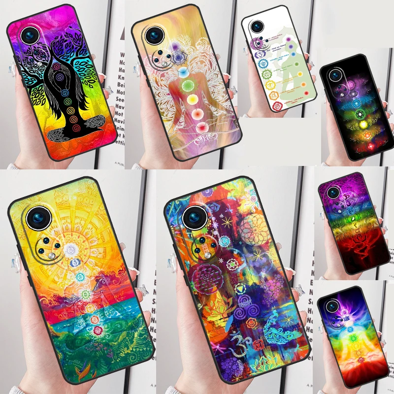 Чехол Mandala Chakra Yoga для Honor Magic 7 Pro 5 6 Lite Honor X9a X8a X8 X9 X8b X9c X9b 50 70 90 200 Pro Cover
